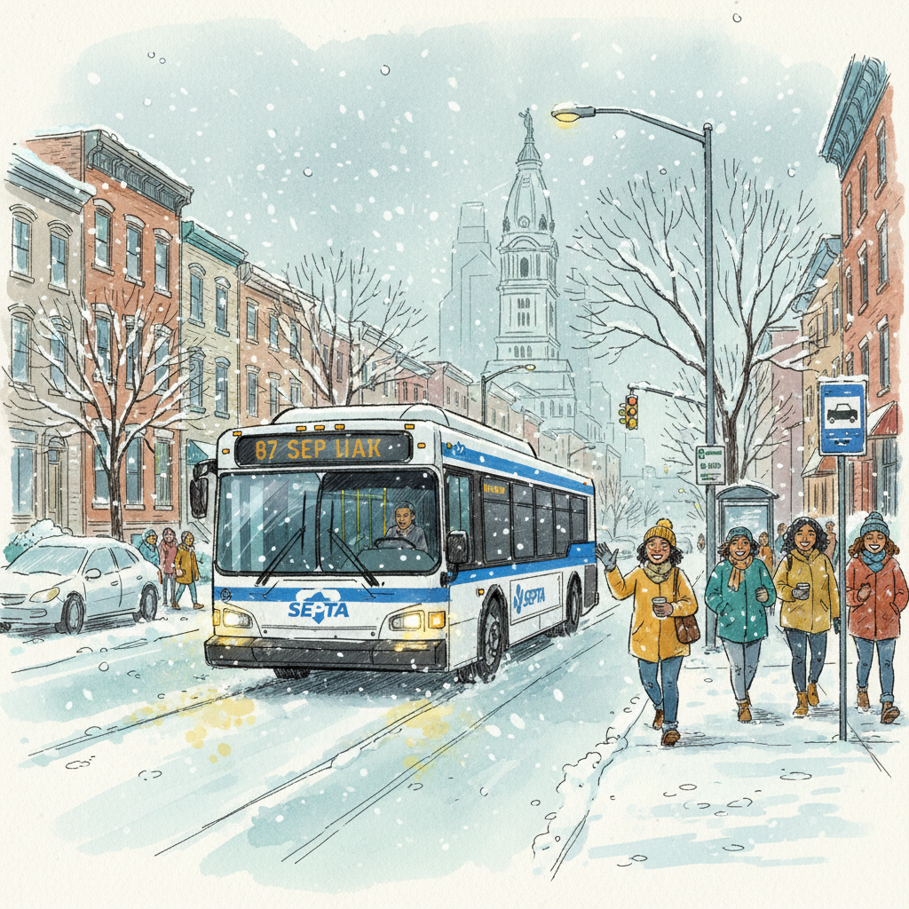 Philadelphia Transit Adapts as Winter Weather Tests System