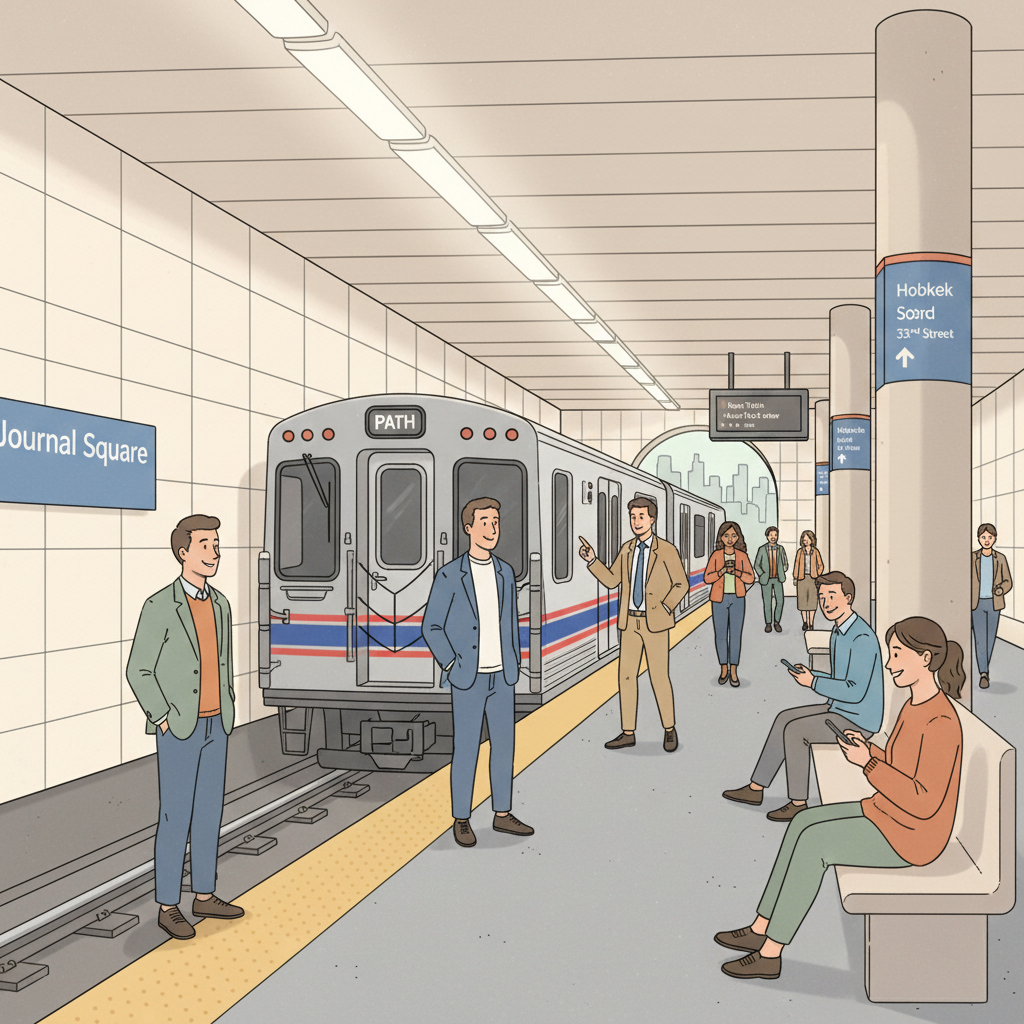 NYC PATH Keeps Journal Square Open During Night Cleaning