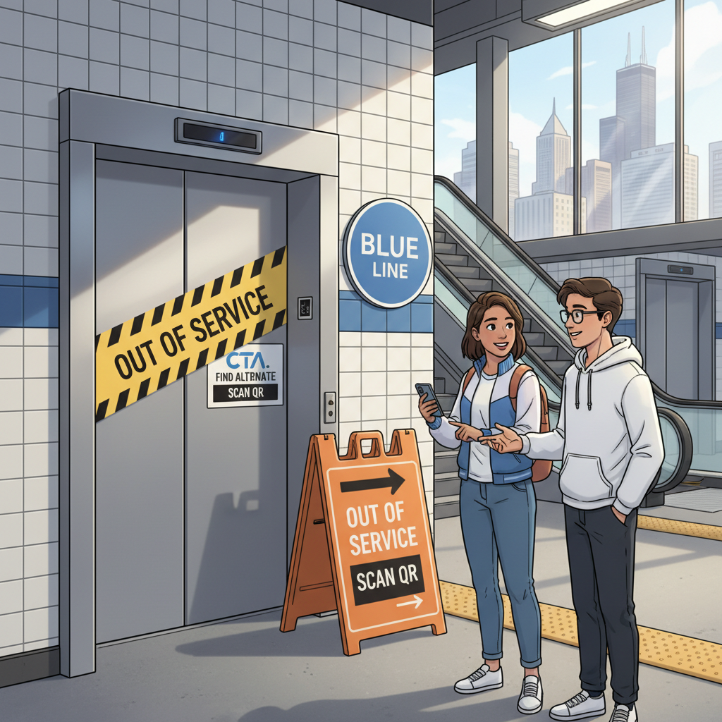 Chicago Elevator Out — CTA Working to Restore Access