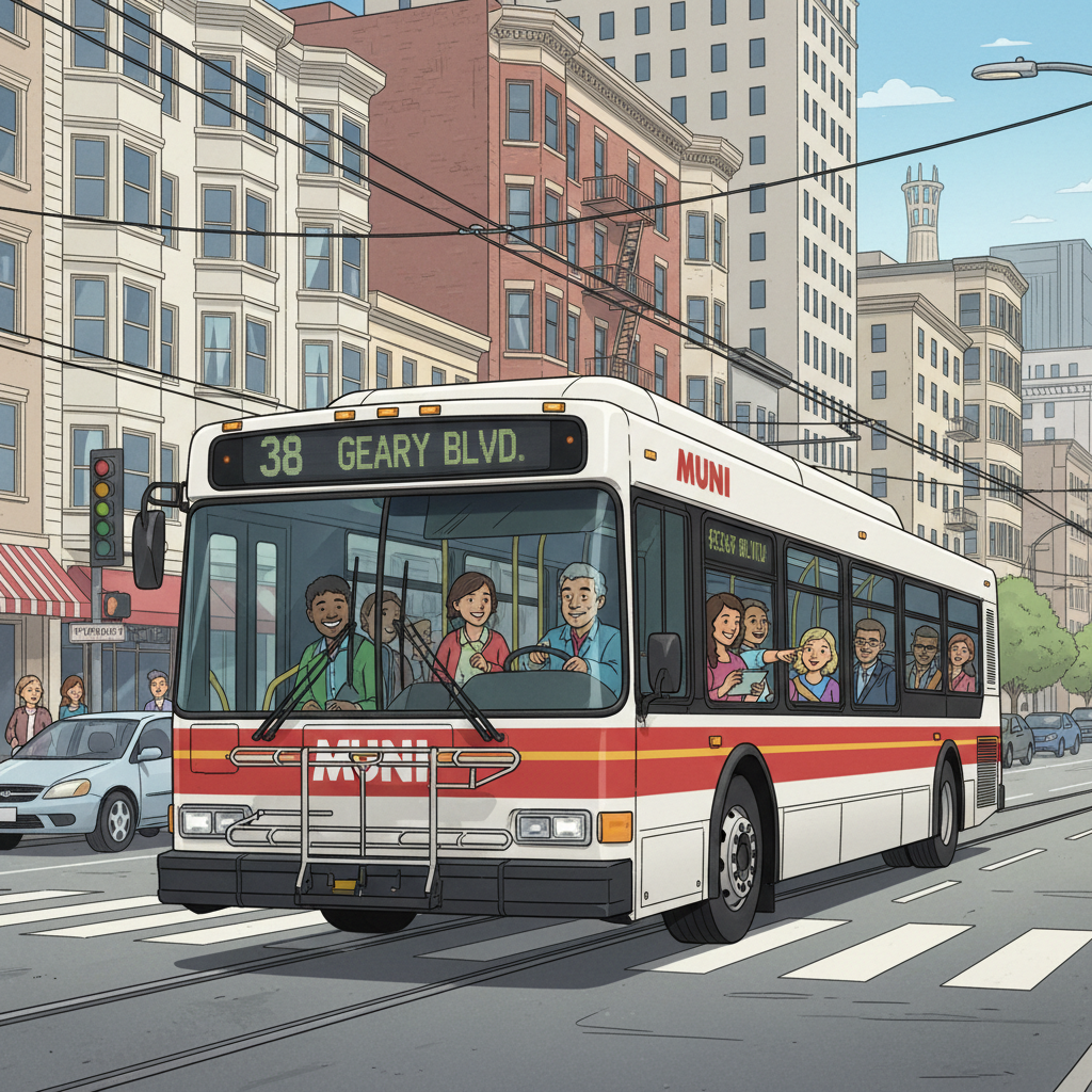 SF Route 6 Adapts Quickly to Hayes Street Incident