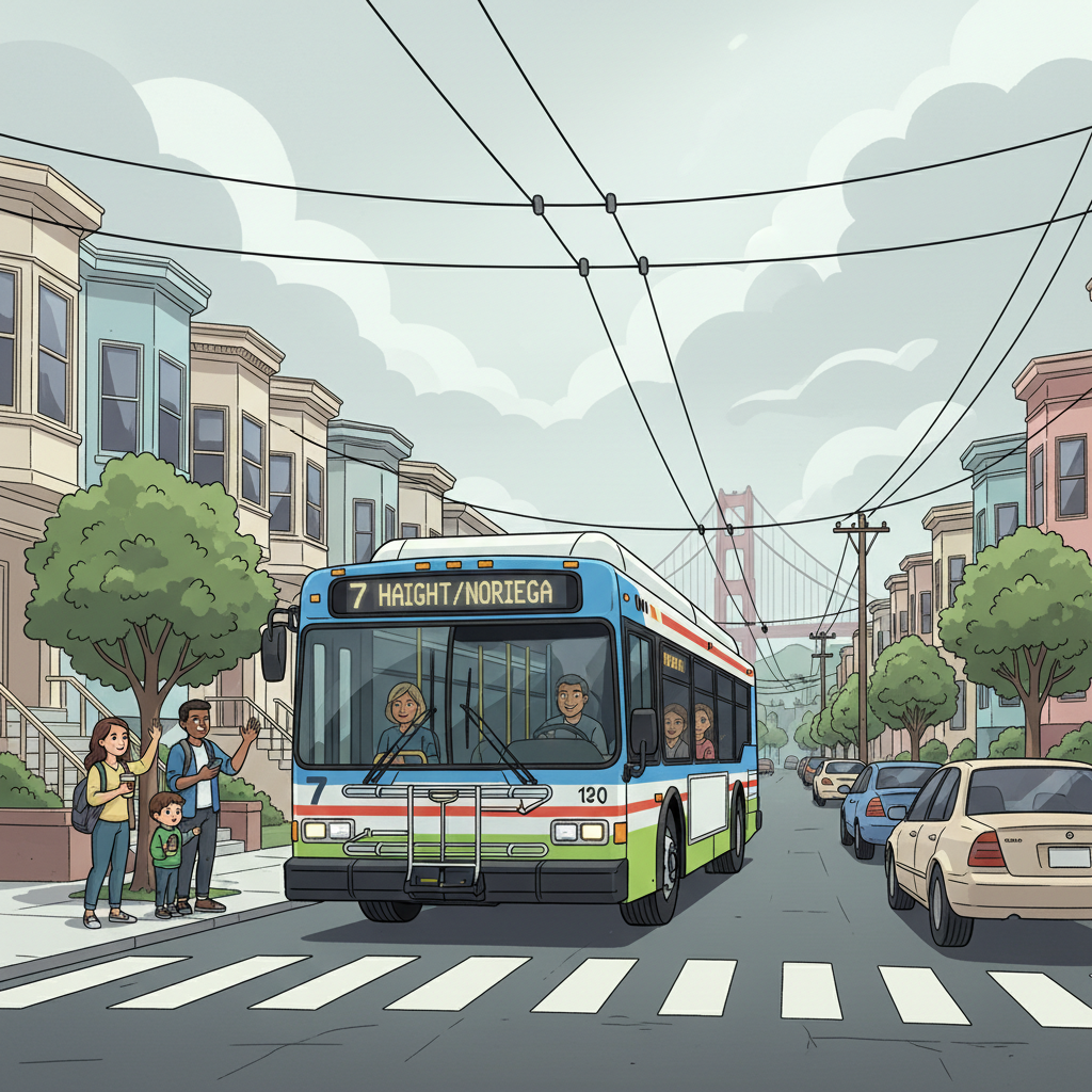 SF Route 7 Reroute Keeps Sunset District Moving