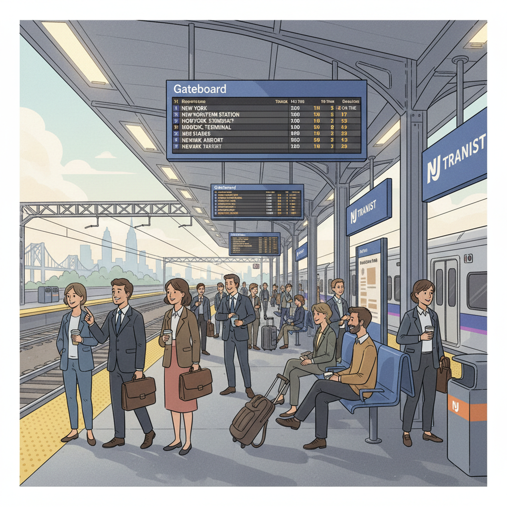 NYC-NJ Transit Riders Shape Platform Sign Redesign