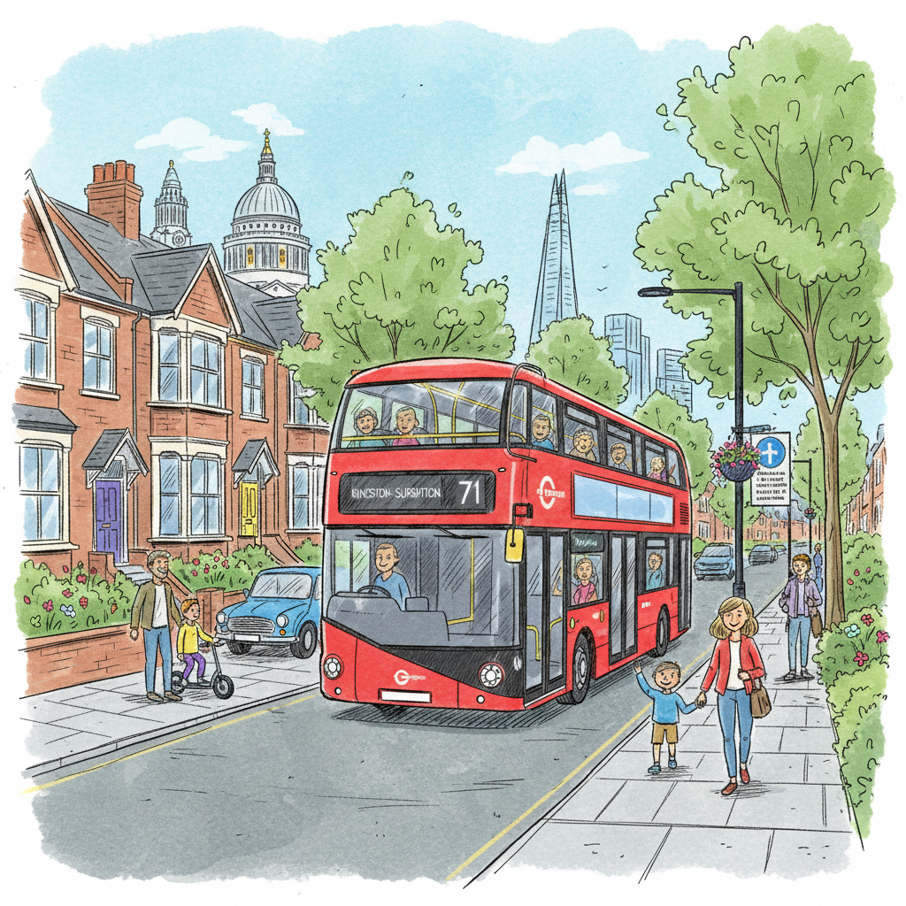 K4 Bus Returns to Normal Route in London