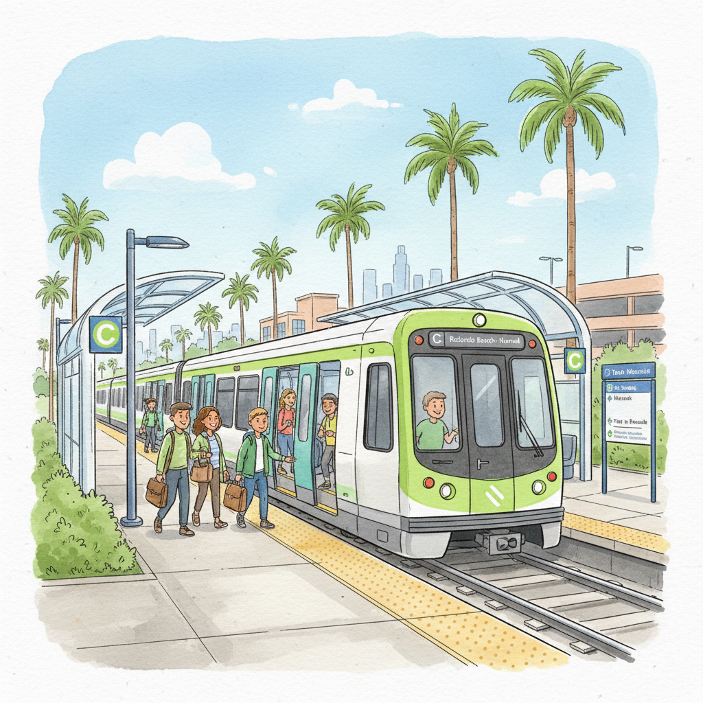 LA Metro C Line Extension Clears Key Milestone