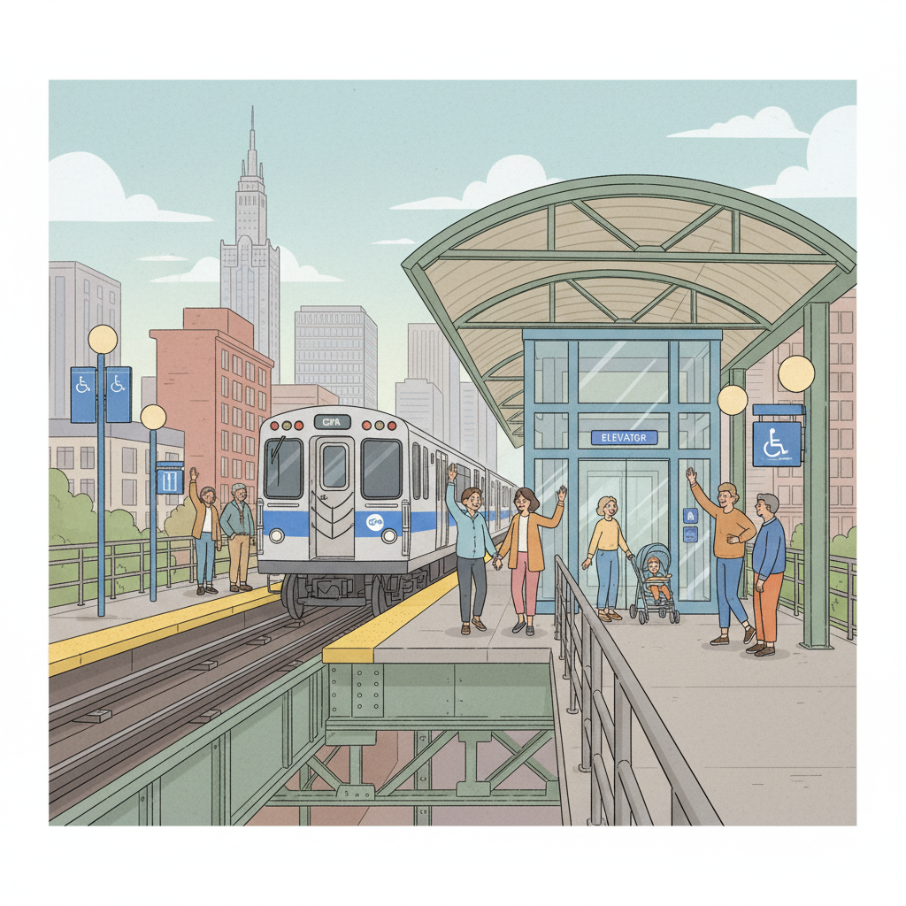 Chicago Blue Line Adapts as Western Station Seeks Fix
