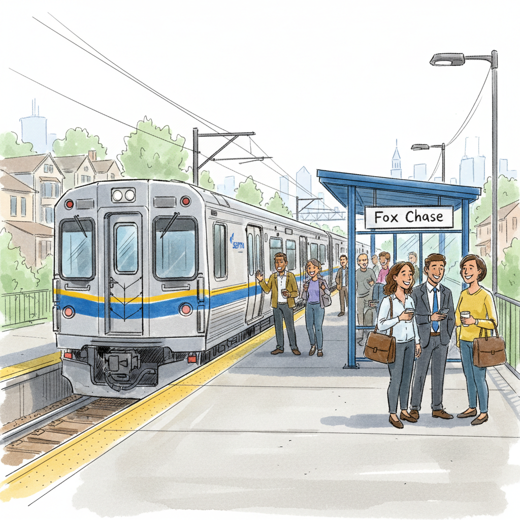 Philadelphia SEPTA Upgrades Fox Chase Rail Through April