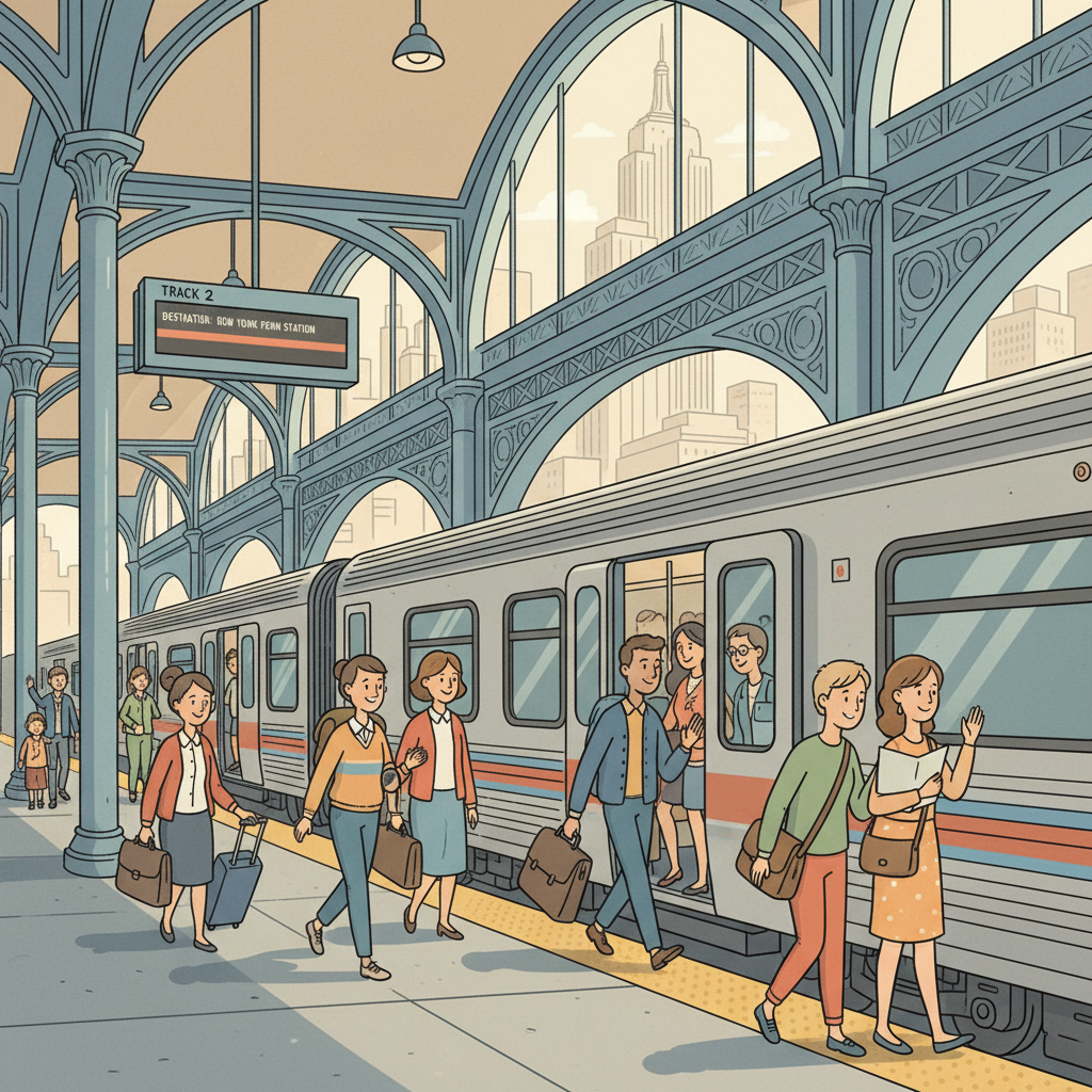 Newark Trains Back on Track After Quick Fix