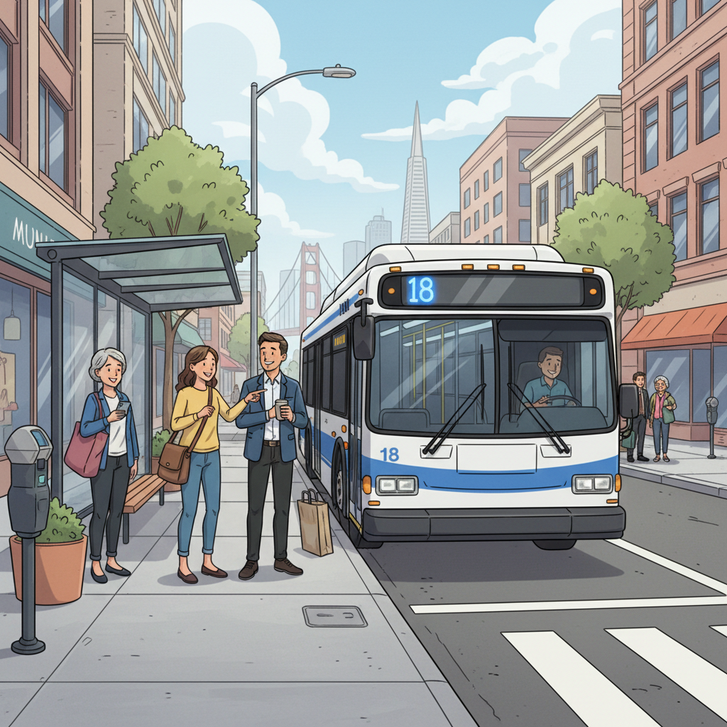 SF Line 18 Adapts Service — Riders Find New Routes