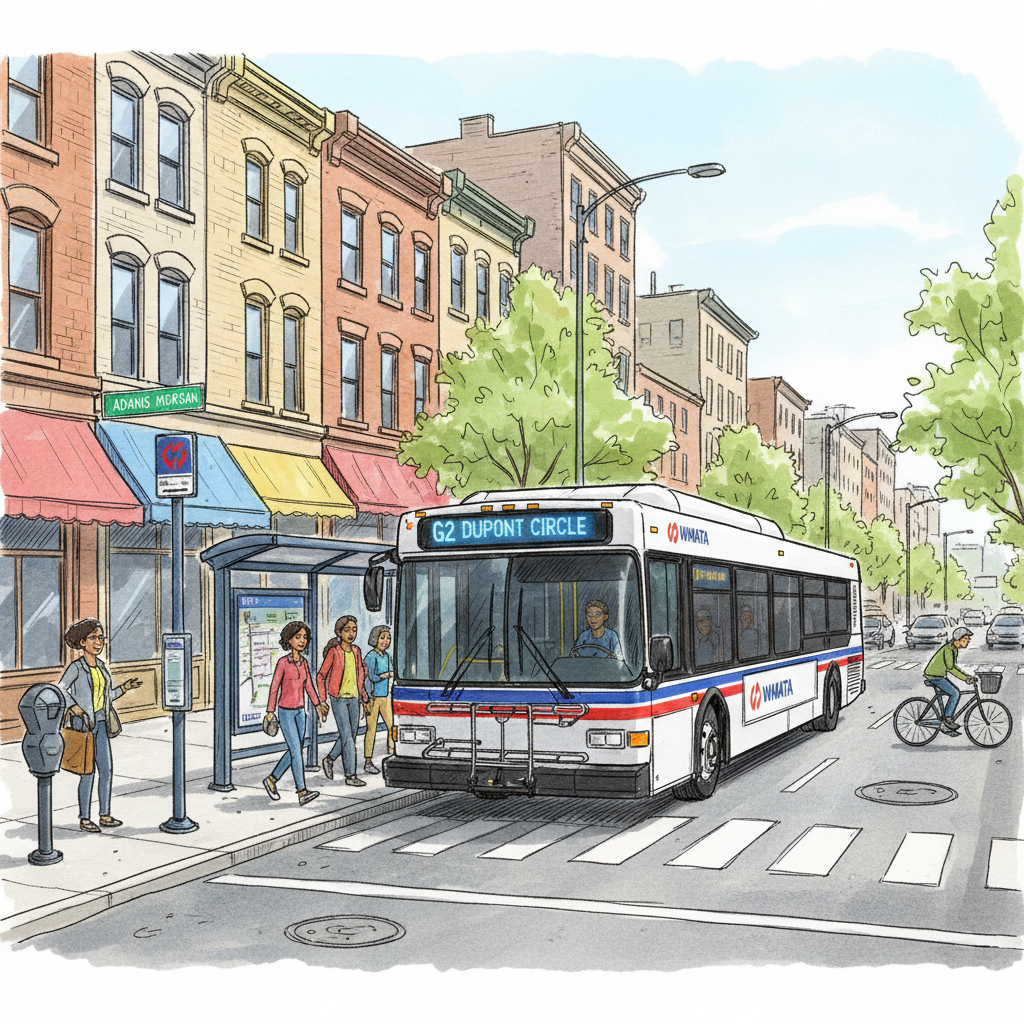 DC Bus Stop Closure Prompts Rider Alert System Check