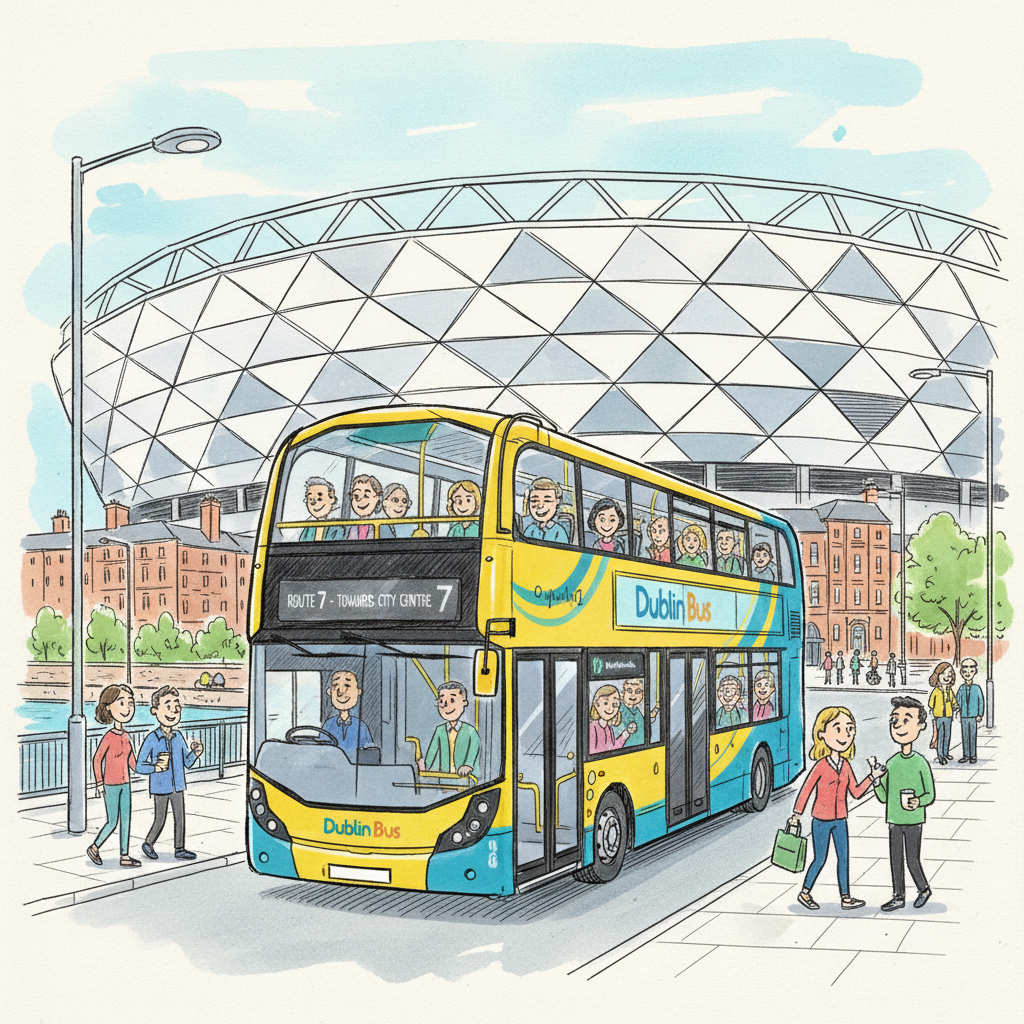Dublin Bus Connects Fans to Leinster Rugby Match