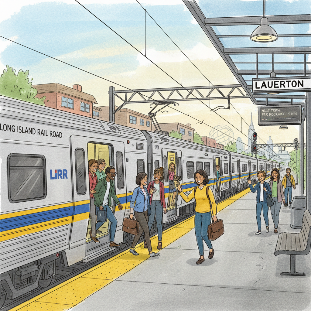 NYC LIRR Laurelton Station Upgrades Now Open