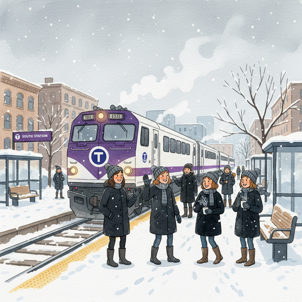 Boston MBTA Preps for Snow — Riders Get Early Alert