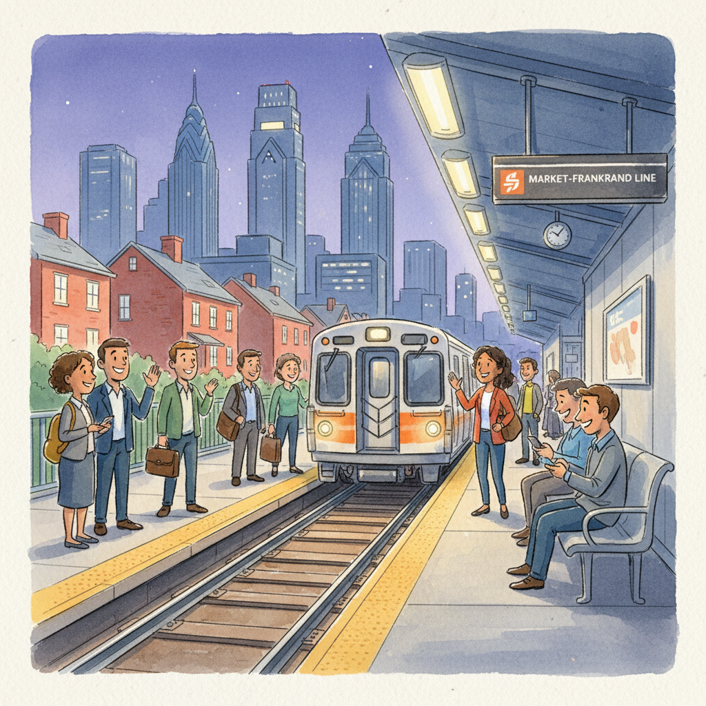 Philadelphia Tackles Train Issue, Keeps Riders Moving