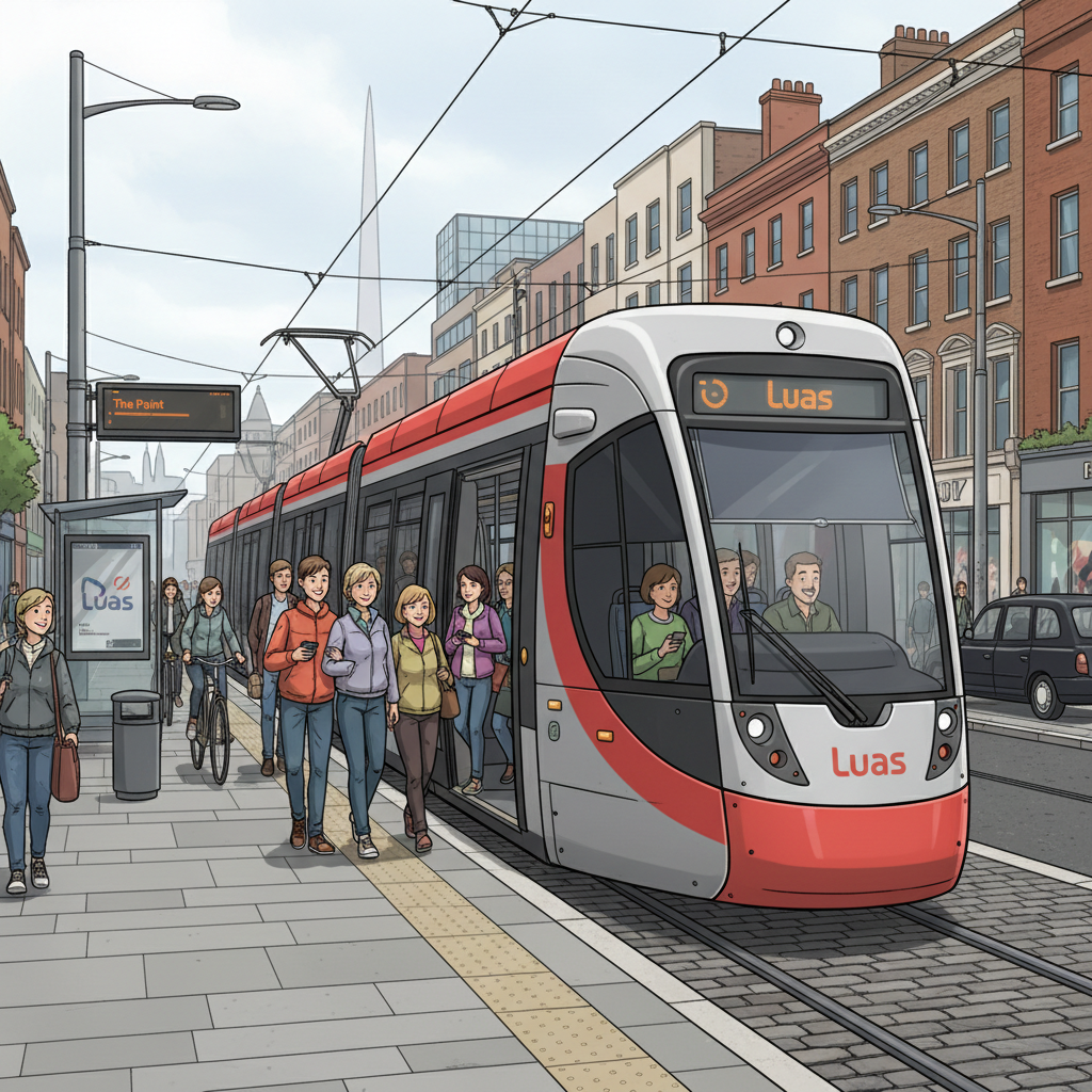 Dublin's Luas Red Line Resumes Full Service