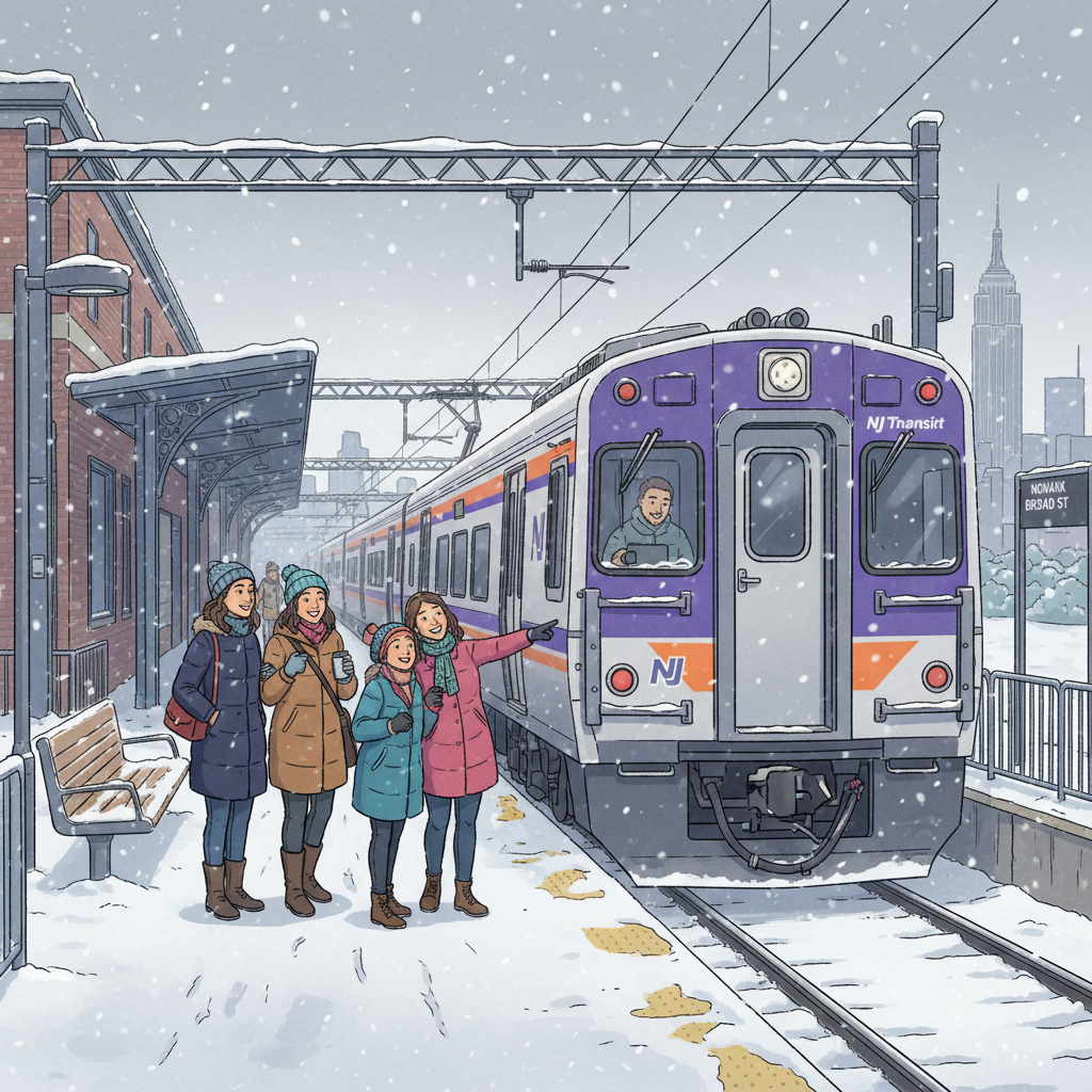 NYC-NJ Transit Preps for Snow — Riders Adapt