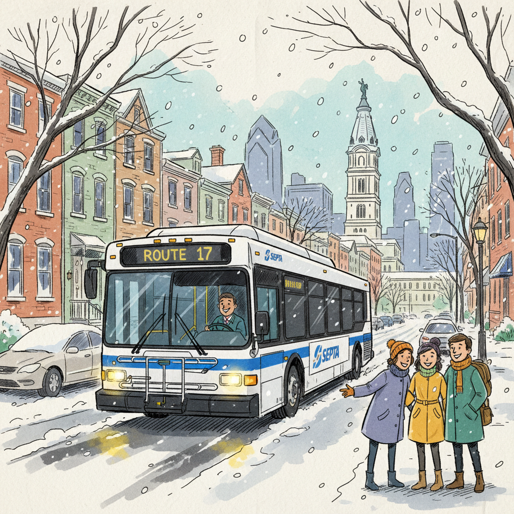 SEPTA Keeps Philadelphia Moving Through Winter Weather