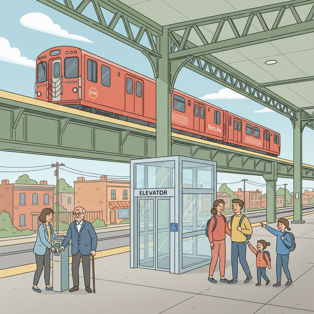 Chicago CTA Works to Restore 69th Street Access