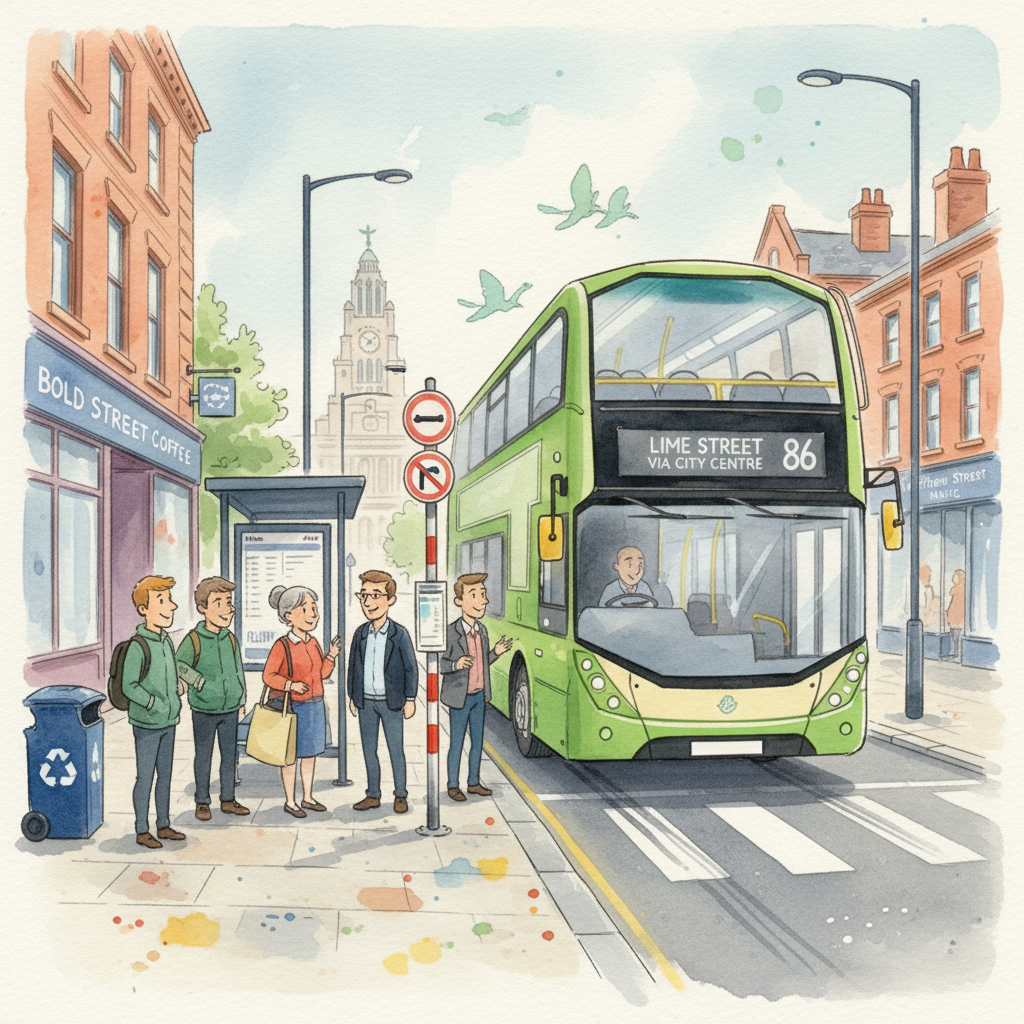 Liverpool Buses Adapt After Sudden Street Closure