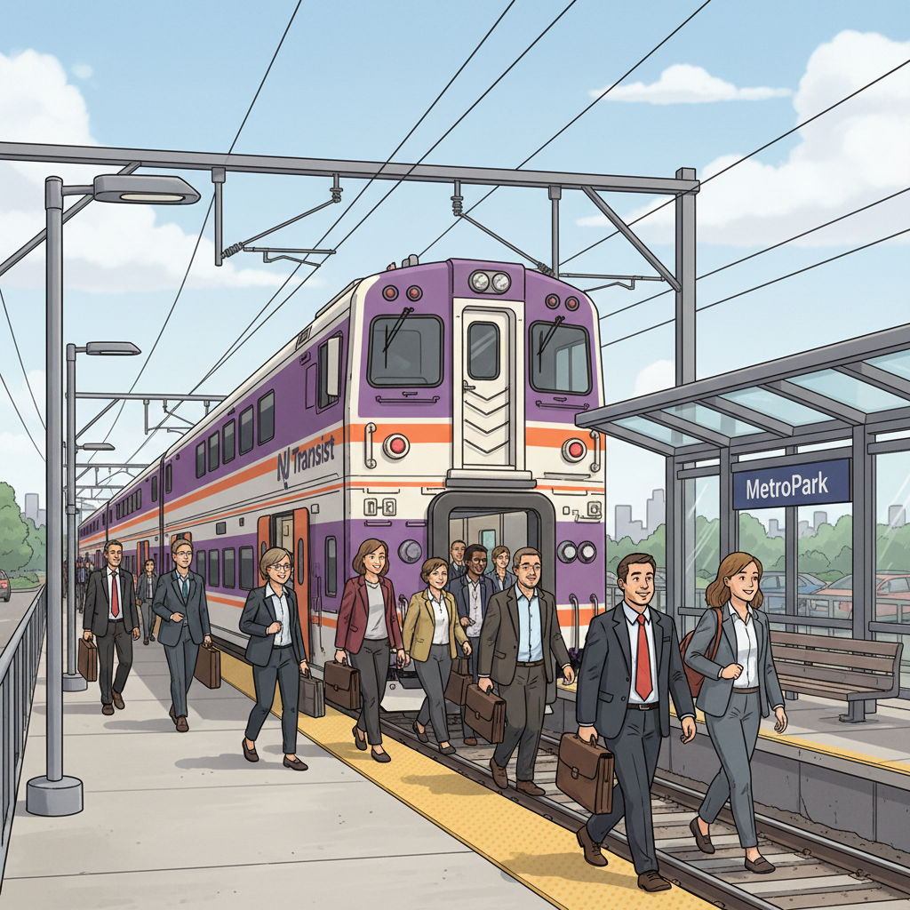 NYC-NJ Transit Upgrades MetroPark Wayfinding