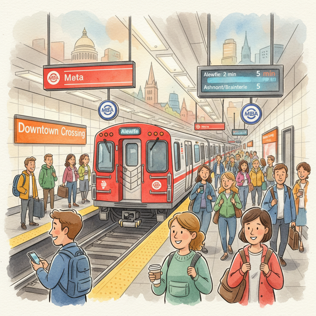 Boston Red Line Restored After Quick Response