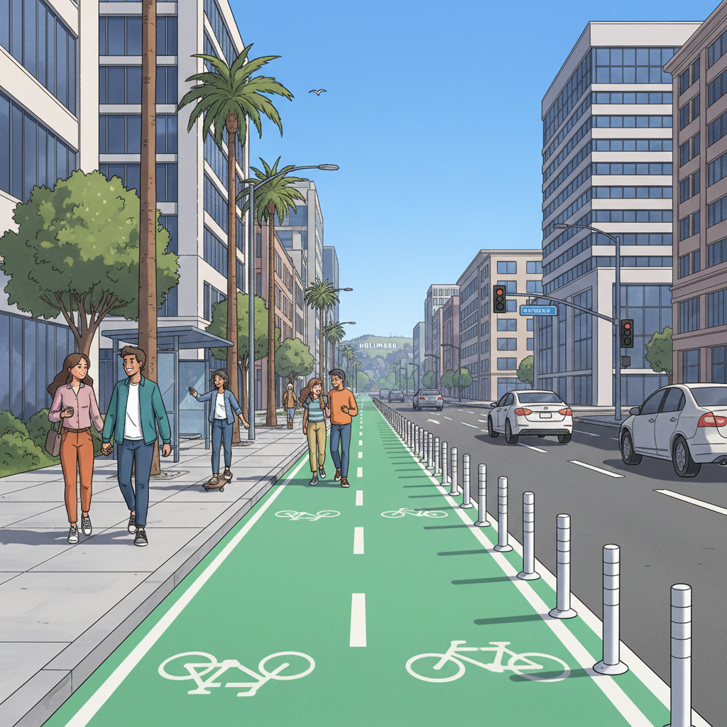 LA Seeks Input on Ohio Avenue Bike Lane Project