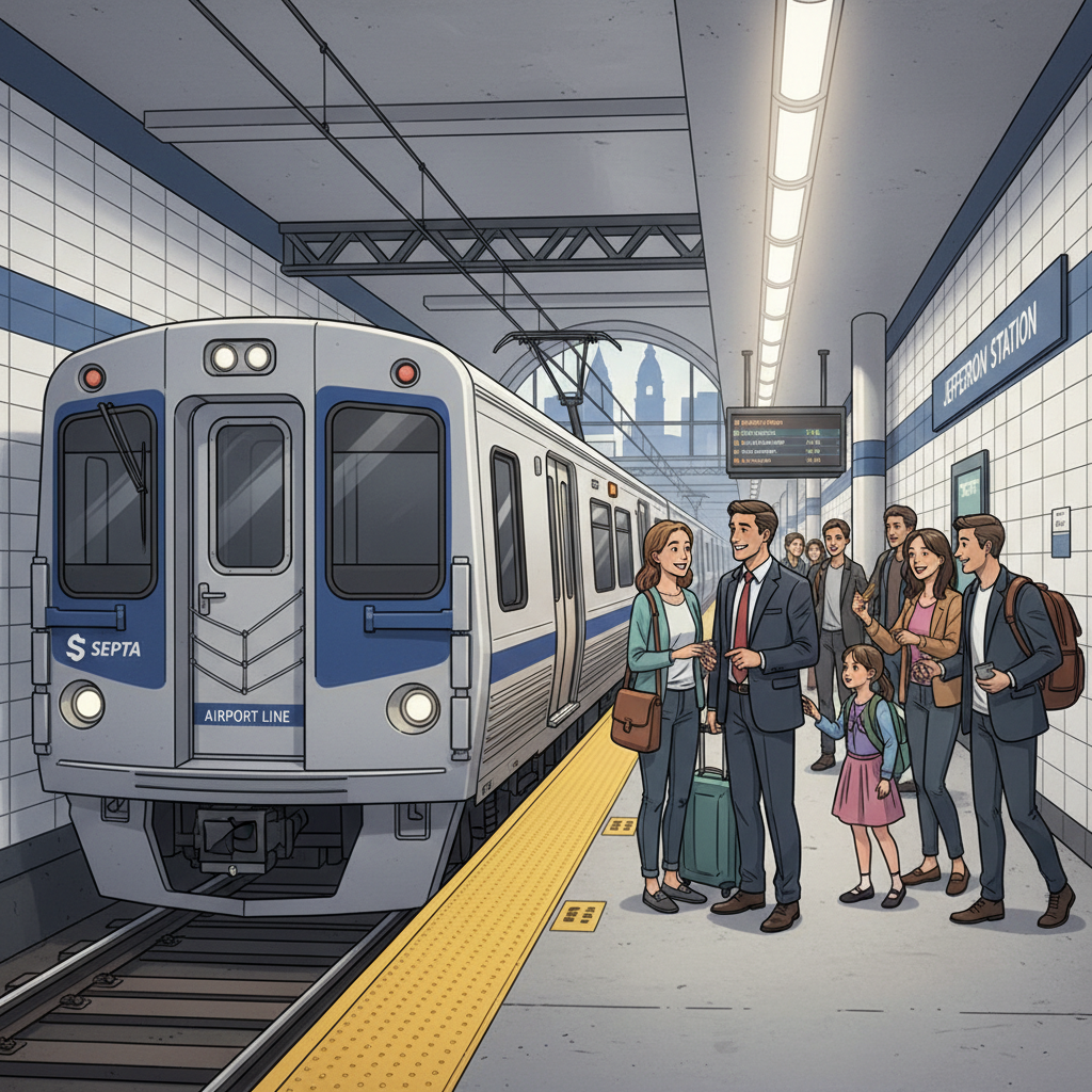 Philadelphia Airport Line Adapts to Saturday Delays