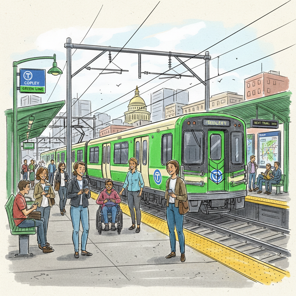 Boston Green Line Delays — Service Adapting to Incident