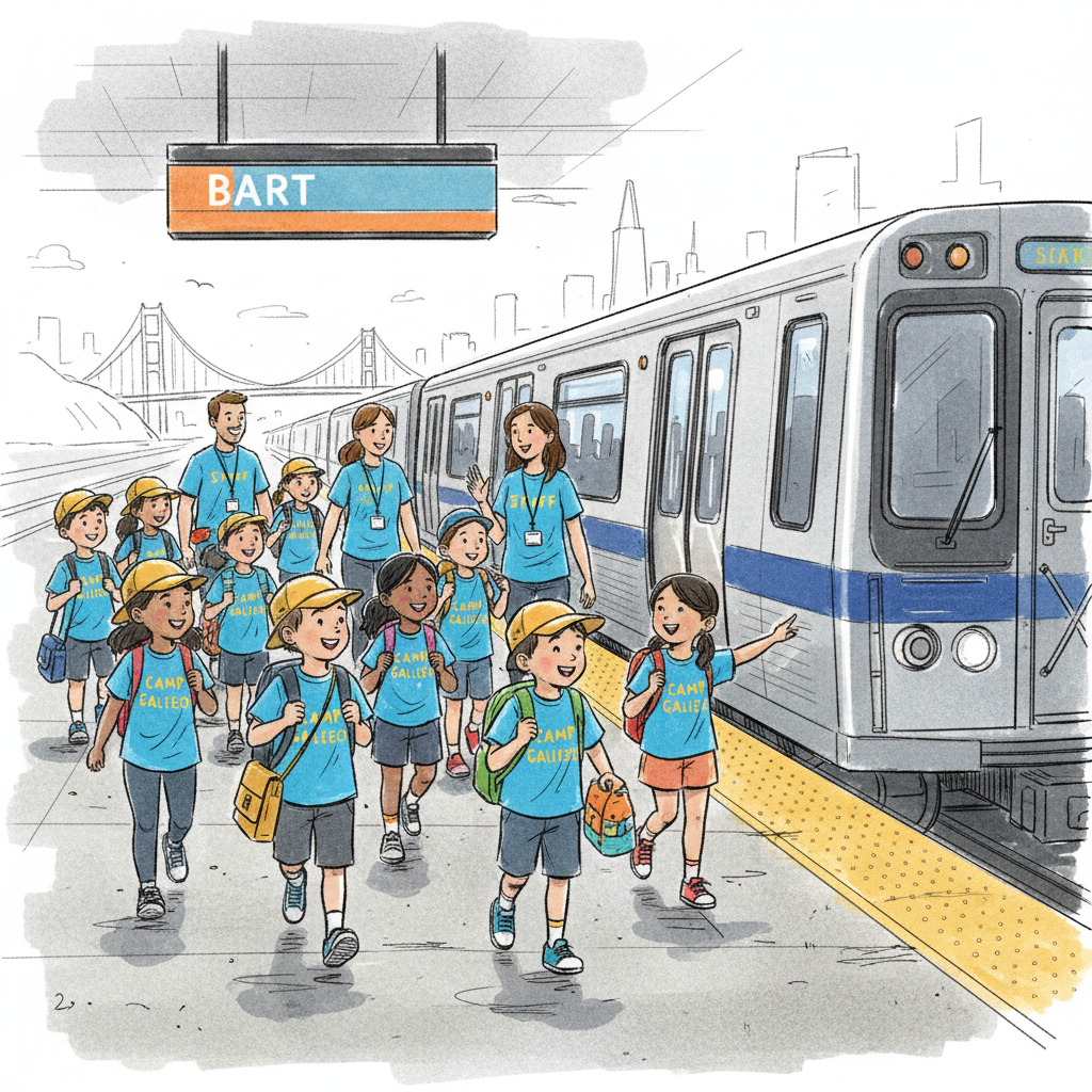 SF Camp Teaches Kids Transit Skills on BART