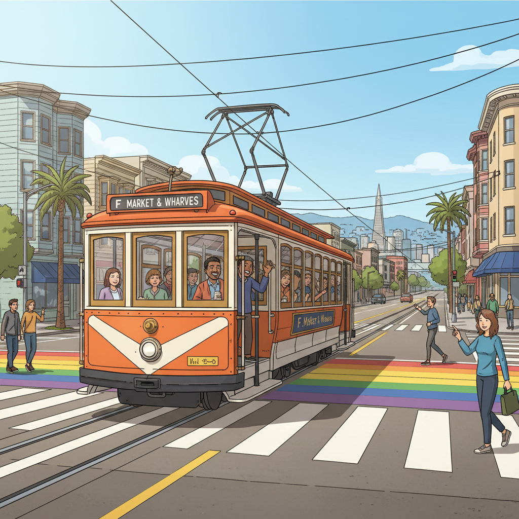SF's F Market Streetcar Back on Track After Disruption