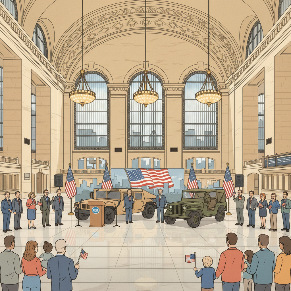 NYC MTA Honors Veterans Keeping Transit Moving