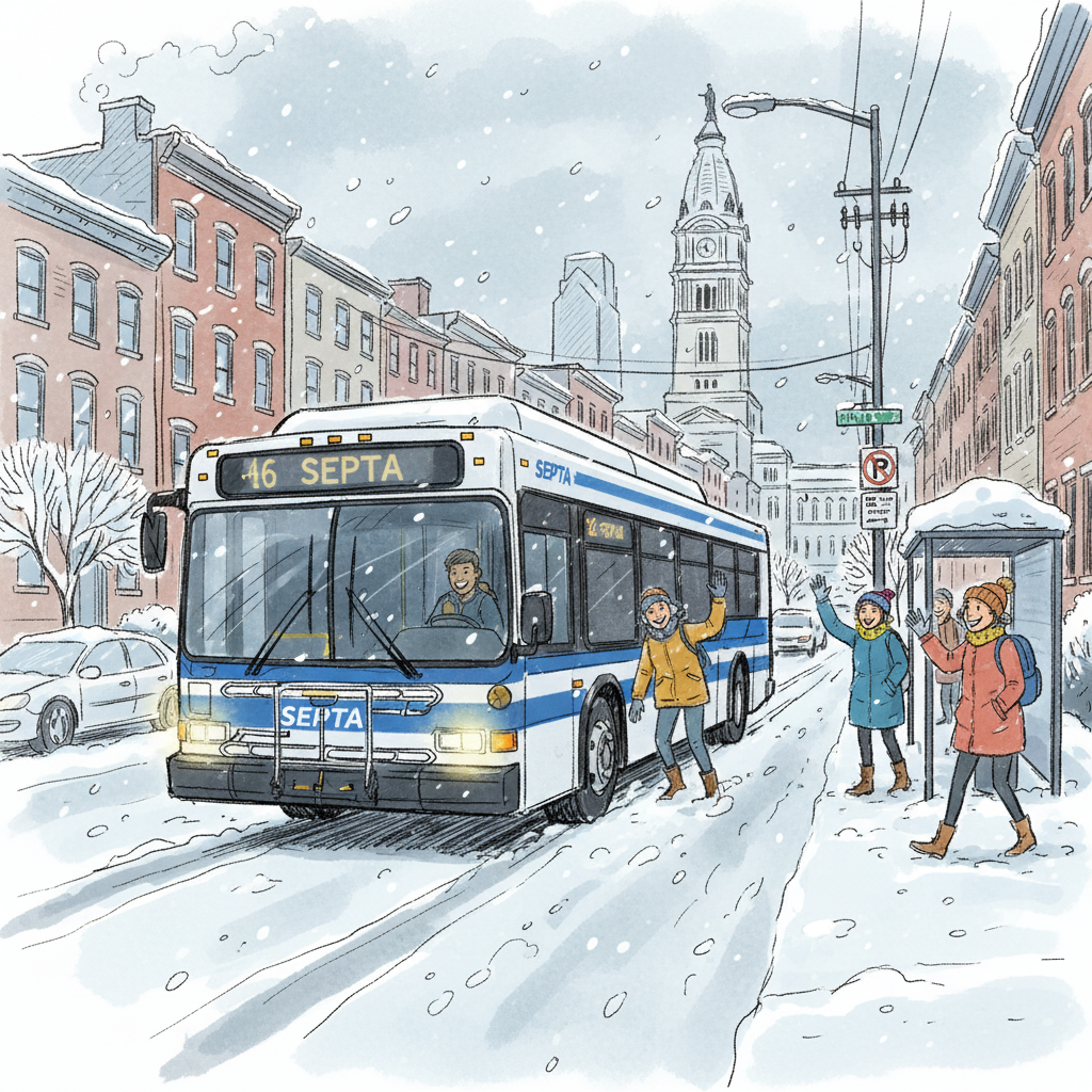 Philadelphia SEPTA Preps for Weekend Snow