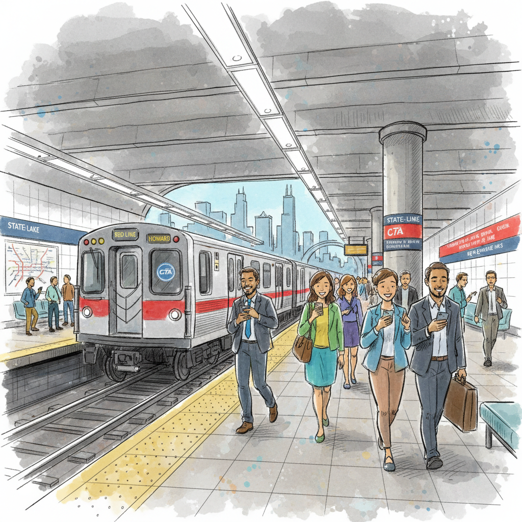 Chicago Red Line Maintenance Cancelled — Normal Service Continues