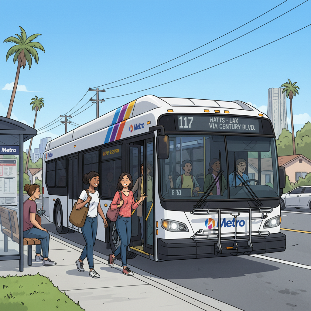 LA Metro Brings 10 Electric Buses to Watts