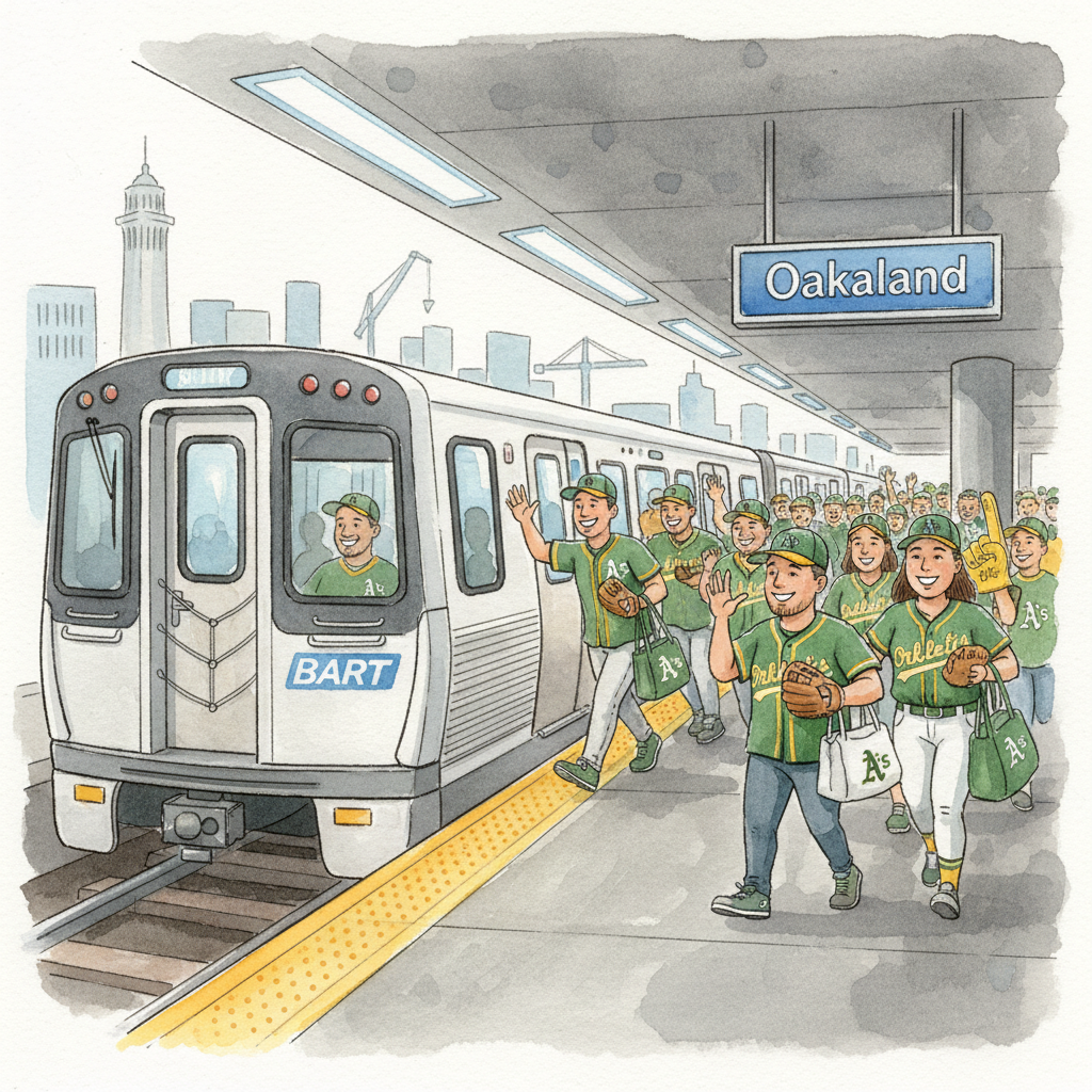 BART Partners with Oakland Ballers to Boost Ridership