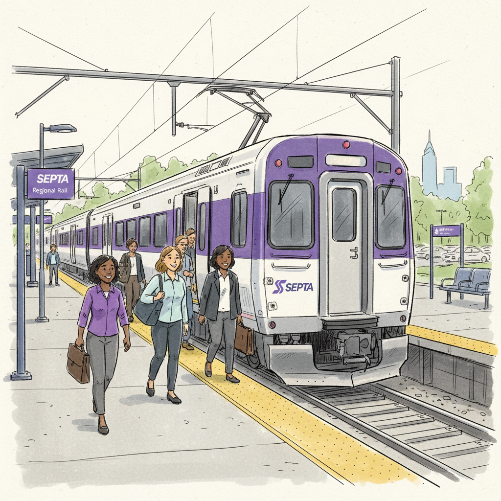 Philadelphia SEPTA Adds Trains for Flower Show