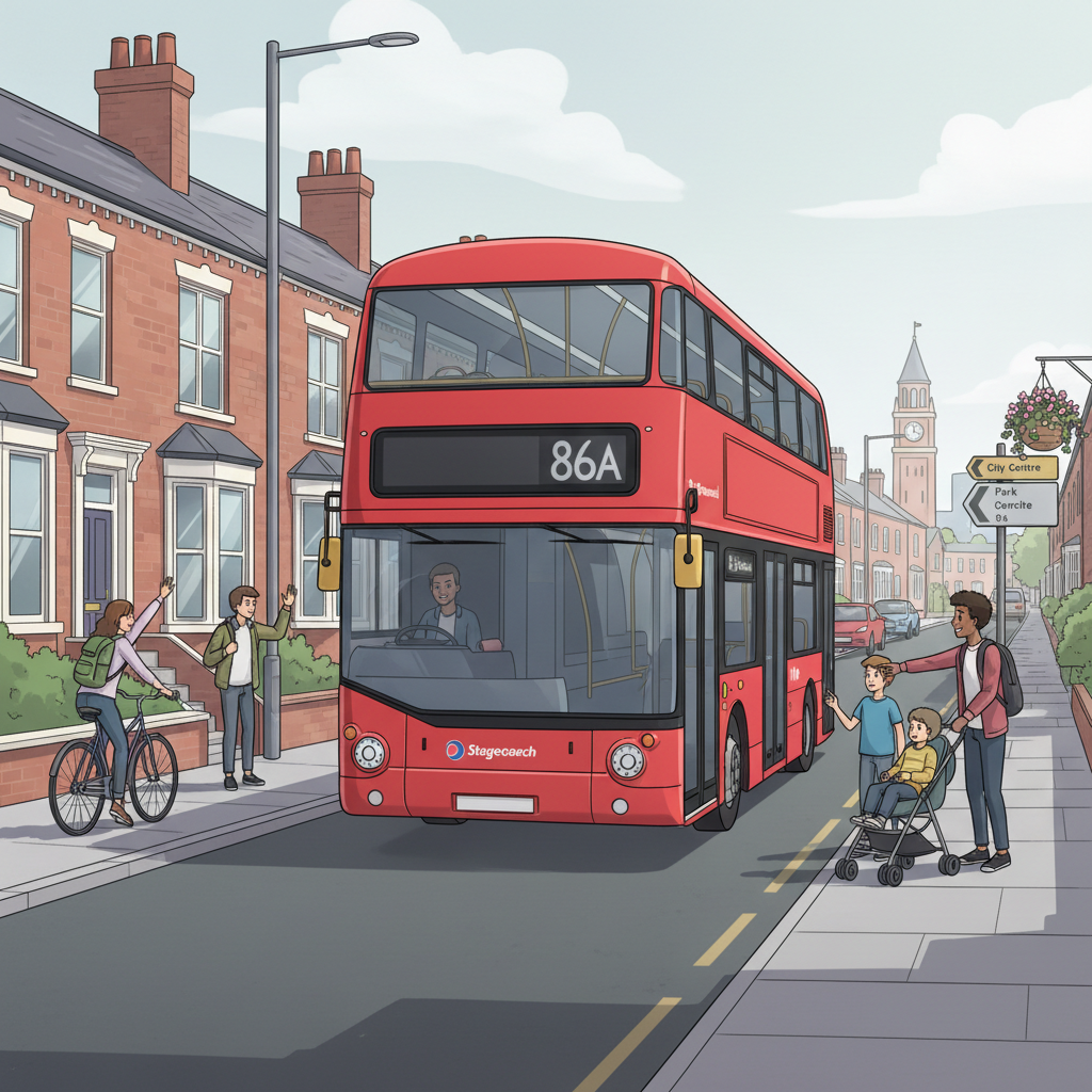 North West Bus 86A Back on Track After Quick Fix