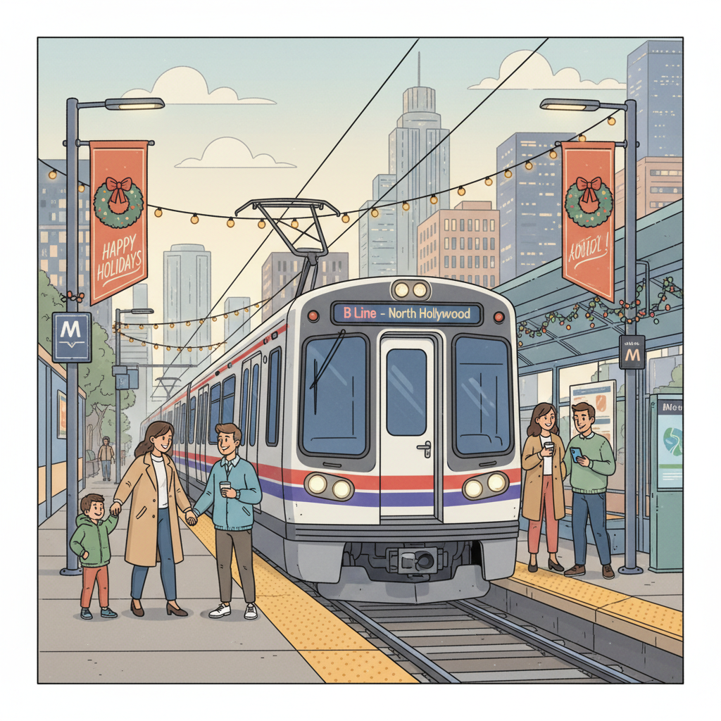 LA Metro Offers Free Christmas Eve Rides