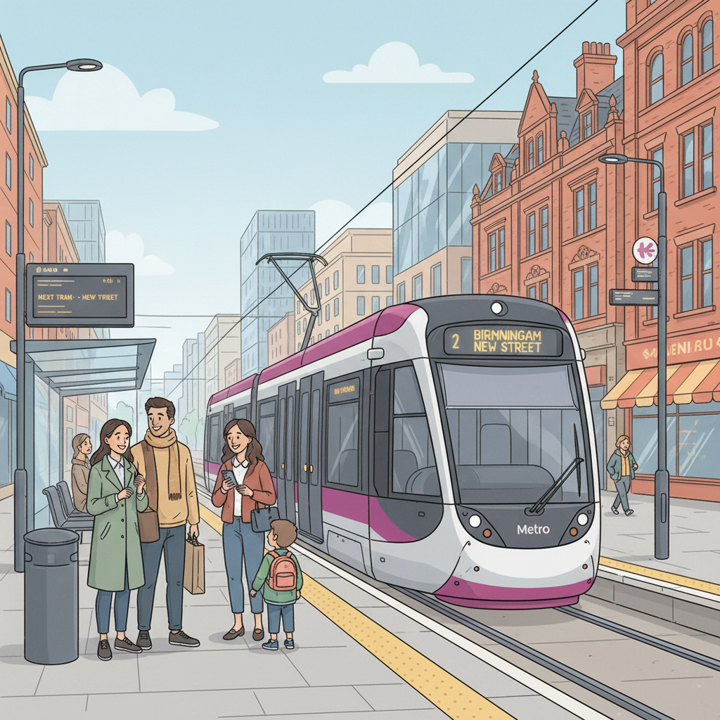 West Midlands Metro Adapts Service Amid Operations Shift