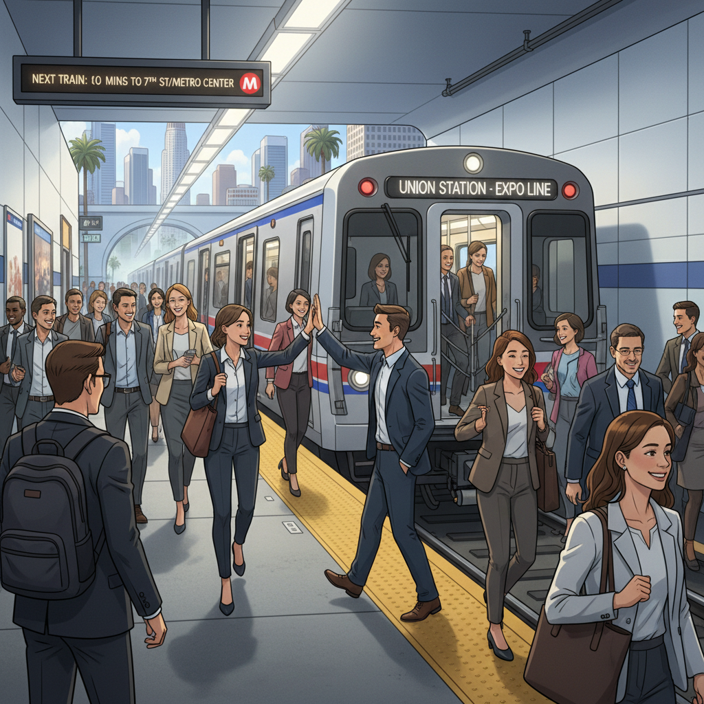 L.A. Metro Hits 1M Daily Riders, 23 Months Running