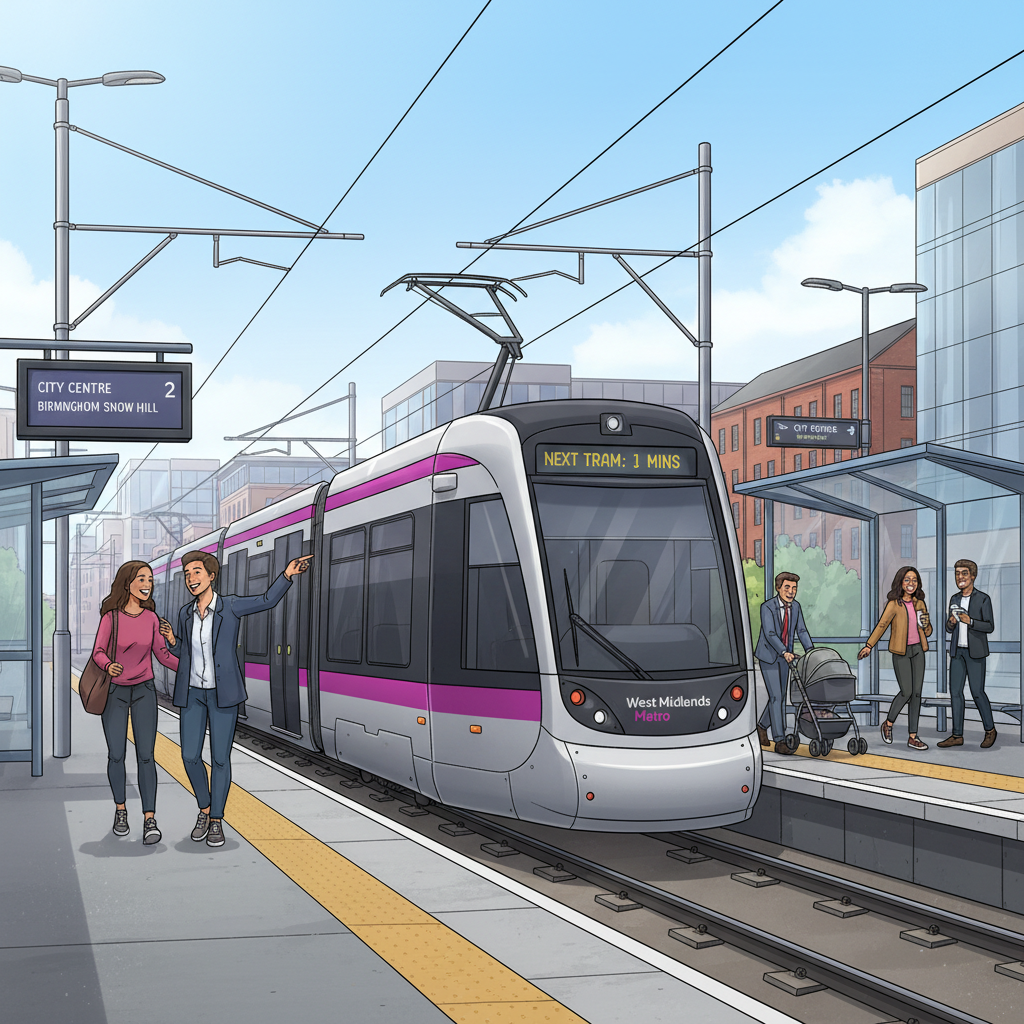 West Midlands Works to Restore Tram Service