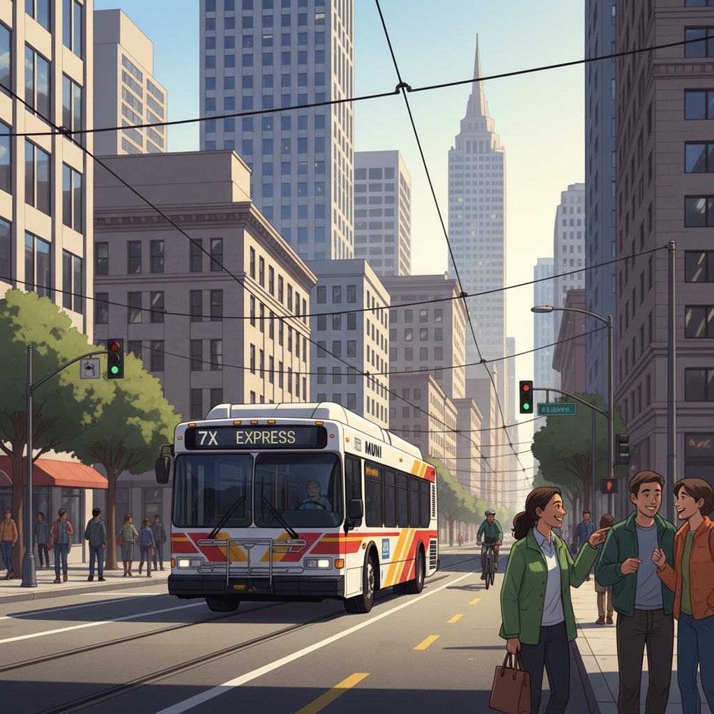 SF Market Street Buses Resume After Protest Detour