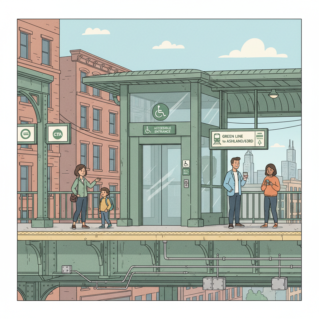 Chicago CTA Works to Restore King Drive Access