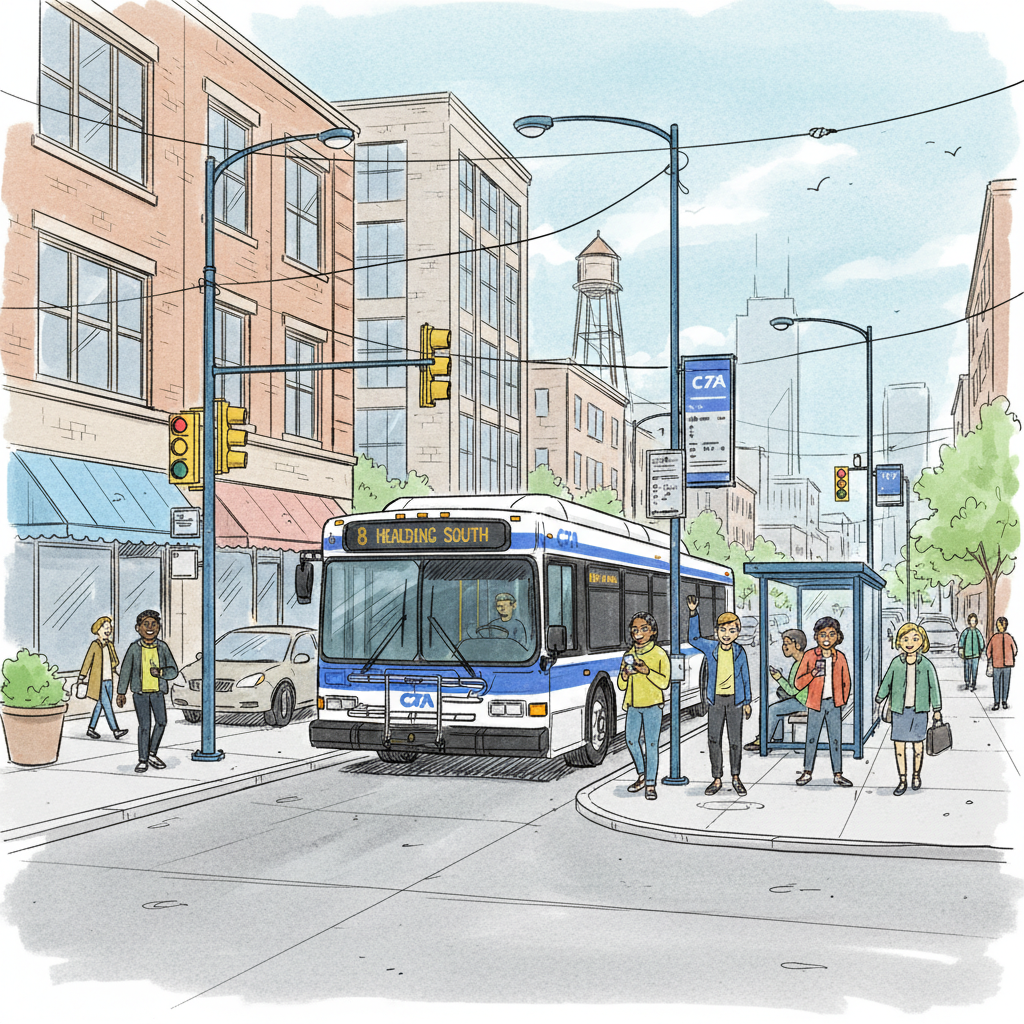 Chicago Route #8 Detours as City Upgrades Infrastructure