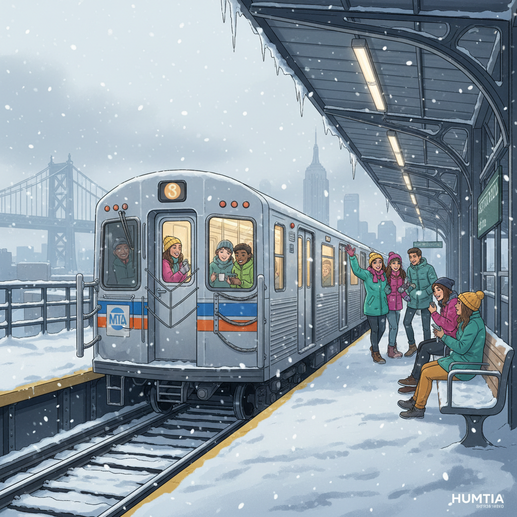NYC MTA Keeps Trains Moving Through Winter Storms