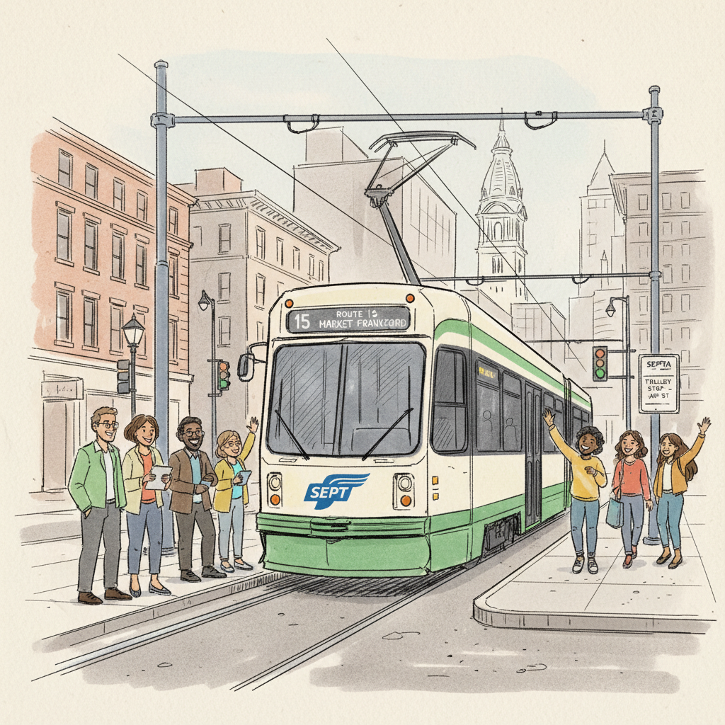 Philadelphia Trolleys Back on Track After Disruption