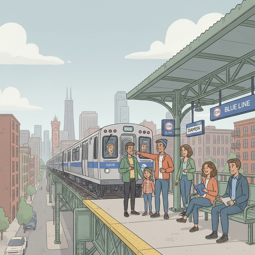 Chicago Blue Line Adapts Service During Track Work