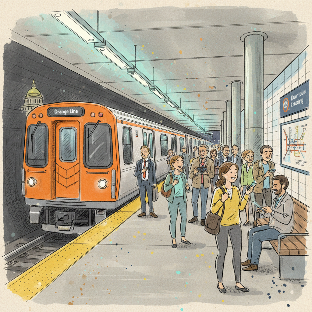 Boston Orange Line Bounces Back After Brief Delay