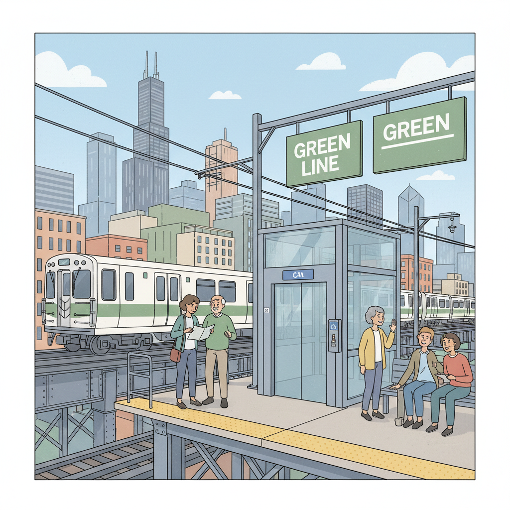 Chicago Green Line Elevator Out — CTA Working to Restore Access