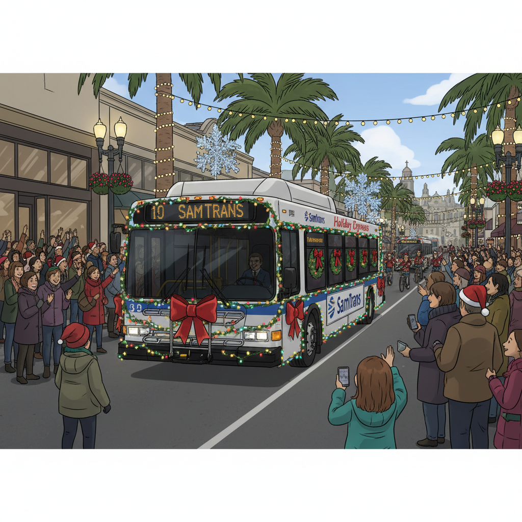 SamTrans Brings Holiday Spirit to SF Communities