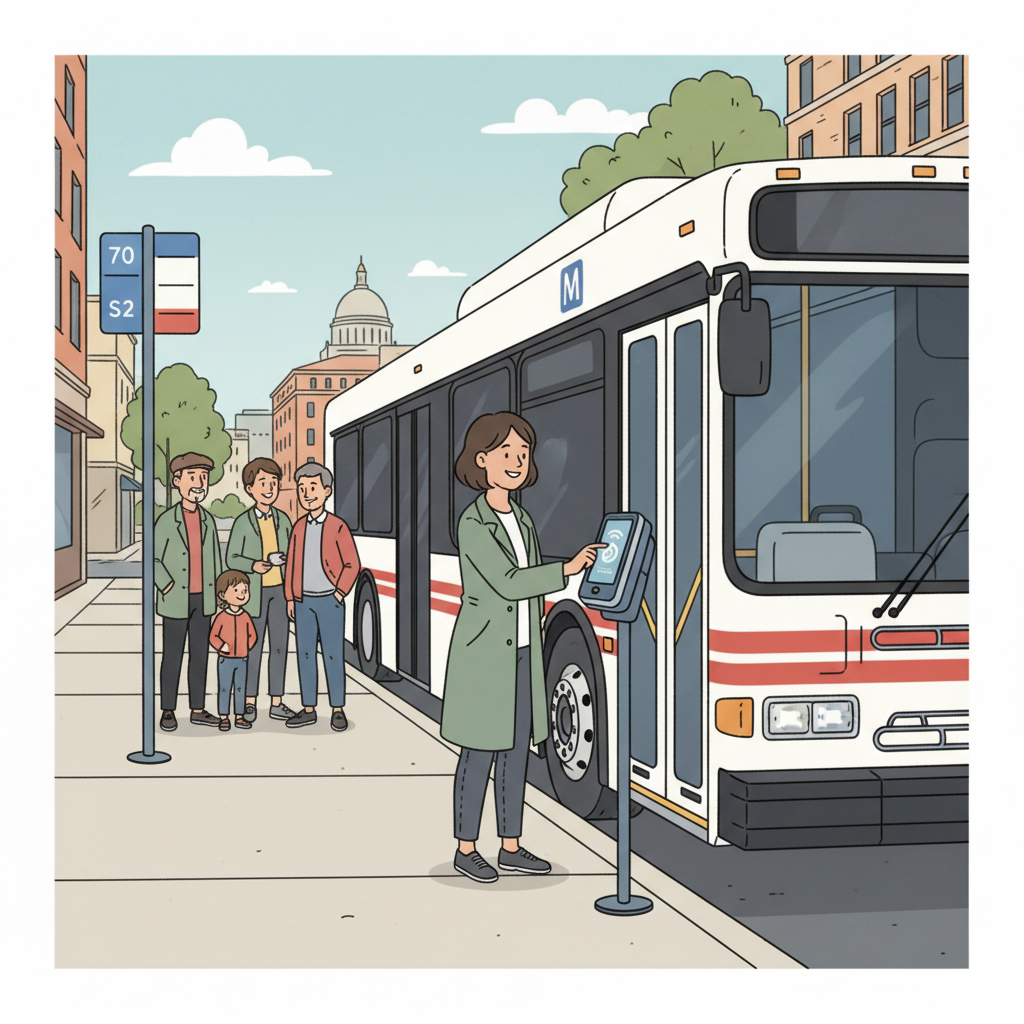 DC-Maryland-Virginia Metro Buses Go Contactless